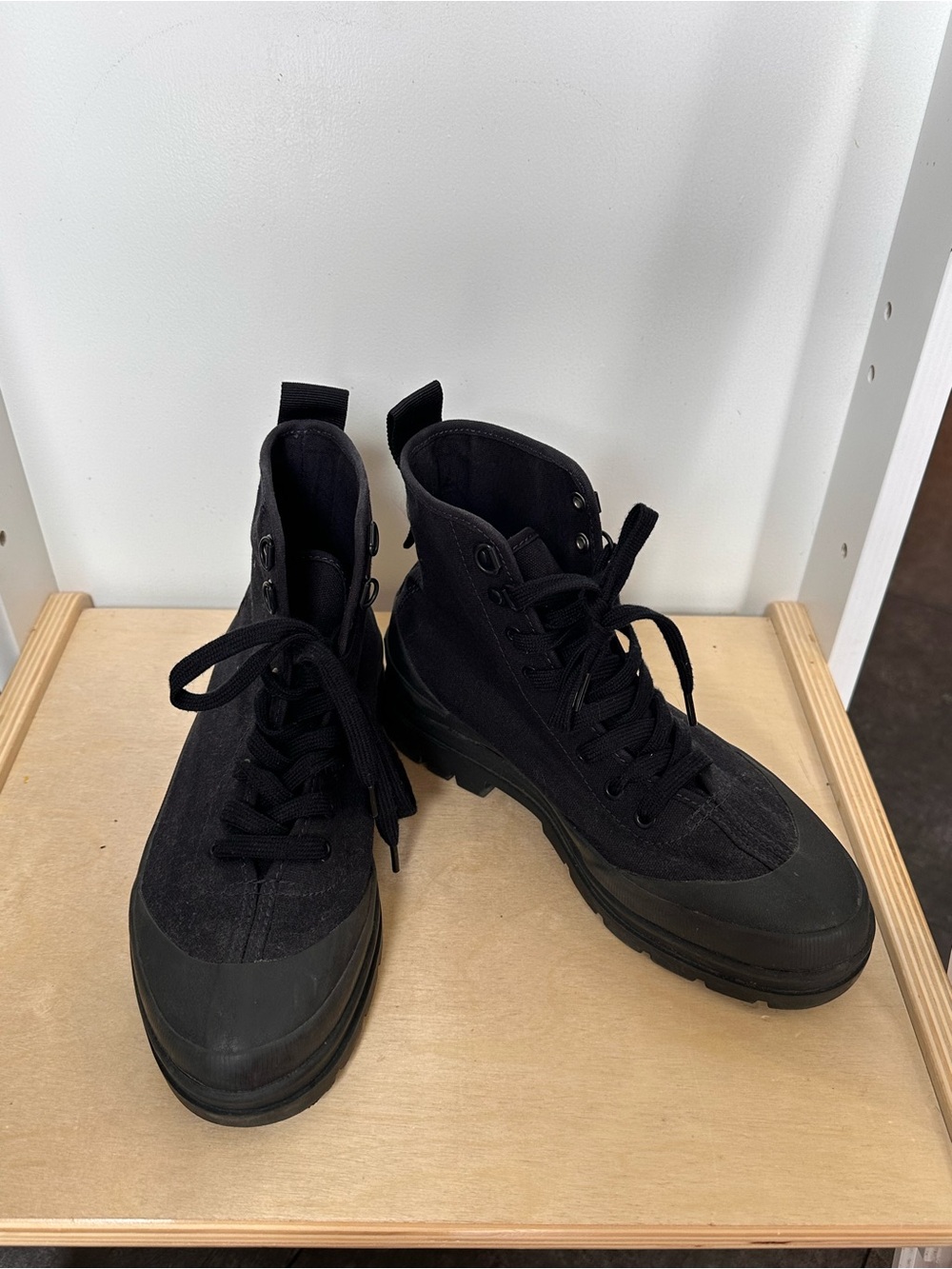 Everlane The Canvas Utility Boots Sz 7